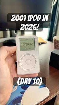 2001 iPod in 2026 (Day 10) #apple #retrotech #tech #ipod #music