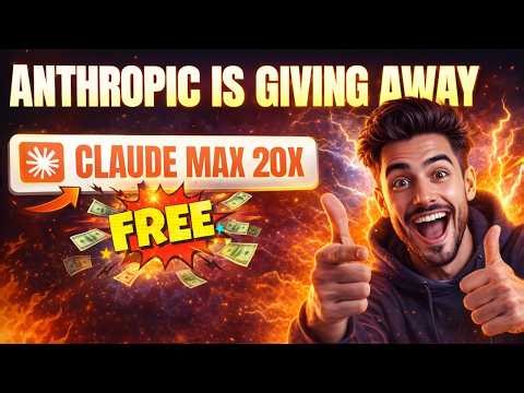 Anthropic Is Giving Away Claude Max 20x Free — Do You Qualify?