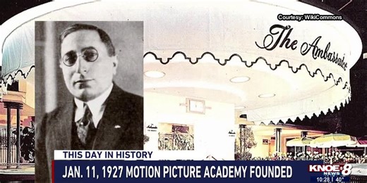 Motion Picture Academy founded on Jan. 11, 1927