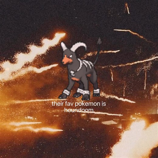 Houndoom Pokémon Moodboard