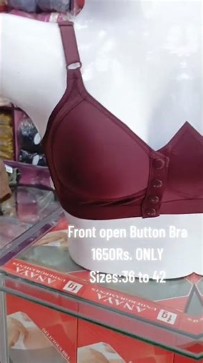 Front open button bra size :36 to 42 available