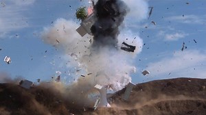 12 tonne monkey chair (sun god) - cut copy stage installation.