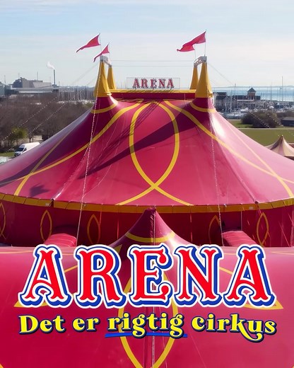 Cirkus Arena kommer til byen 🎪 Og du er inviteret med til 70 års jubilæumssshowet med Bubber, Malene Qvist, prisbelønnede verdensartister og søde dyr - det er 𝗿̲𝗶̲𝗴̲𝘁̲𝗶̲𝗴̲ cirkus. SPILLER I 105 BYER DE NÆSTE MÅNEDER Se hvornår cirkus er nær din by og køb billet på www.arena.dk/turne 🎪 Køb billet i dag og få de bedste pladser. ÅRETS STØRSTE OG BEDST ANMELDTE CIRKUS Glæd dig til bl.a. at opleve ekstrem muskelkraft, imponerende luftakrobatik, sublim balancekunst, vilde stunts, en jonglør me
