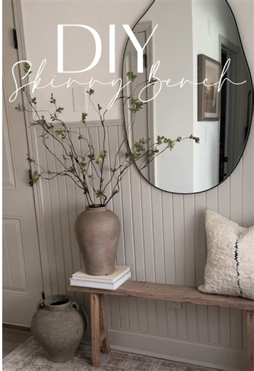 Affordable DIY Vintage Rustic Bench Tutorial