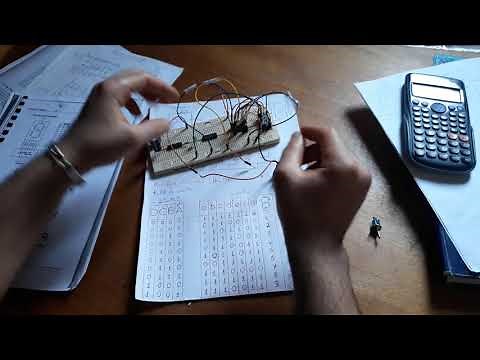 afficheur 7 segment table de vérité darija