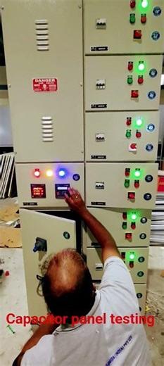capacitor panel testing time #electricalindia #electrical #industrialelectrician