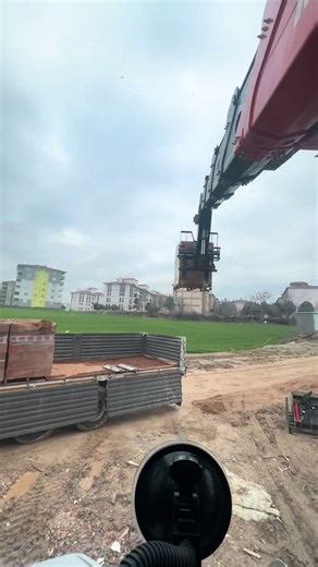 Manitou Crane in Construction Sites