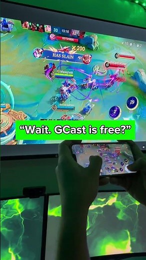Free Mobile Gaming on TV — Everyone Asks 'Wait GCast Is Free?' Yes | GCast MLBB