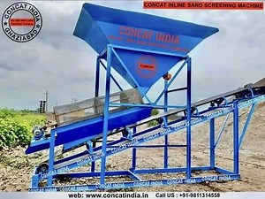 Sand Screening Machine - Inline Rotary Sand Screening Machine Manufacturer from Ghaziabad