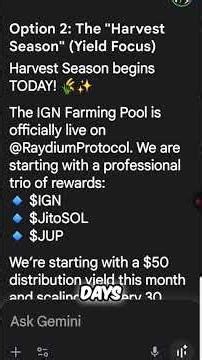 IGN Token Farming Live! Huge Rewards on Raydium #shorts