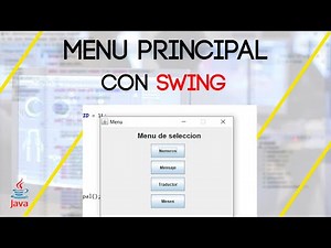 Menú Principal. Java Swing | Paquetes V | Ejercicios Java #5