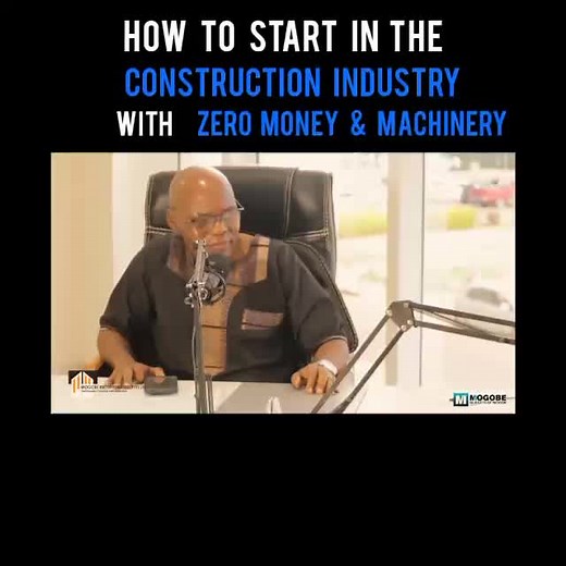 https://youtu.be/gY3mqUi9xoUConstruction and Mining Industries: Check out what this young CEO Thato Bolokang has to share in this mind blowing episode of Mogobe Nuggets of Wisdom Podcast! https://youtu.be/gY3mqUi9xoU