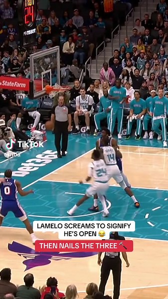 LaMelo Ball Screams, Then Nails a Three-Pointer