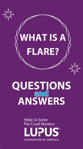 Lupus Foundation of America on Instagram: "How well do you know #lupus flares? 👀 Watch the video and take our quick quiz! 💬 Comment your score + share this post to support lupus awareness and education. 💜 Learn more about lupus flares at lupus.org/flare (LINK IN BIO)!"