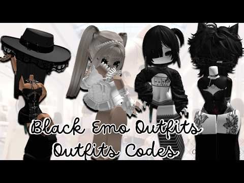 New 3 Emo Outfits ID Codes + Links For Brookhaven RP, Berry Avenue, And Bloxburg