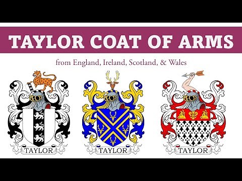 Taylor Coat of Arms & Family Crest - Symbols, Bearers, History