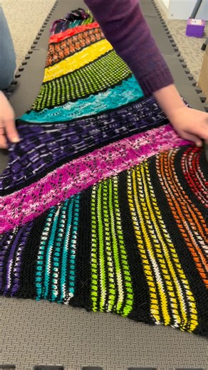 We finished our mystery knit along run by @paperdaisycreations ! Wet blocking gives your hand made projects that’s finished look. We have everything you need to take your projects up a notch! #IconFiberArts #cosmicconnectionsmkal Paper Daisy Creations #knittersofinstagram | Icon Fiber Arts