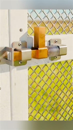 The Ultimate Smooth-Action Spring Gate Latch#GateLatch#DIY#HomeImprovement#Hardware#SecurityHacks