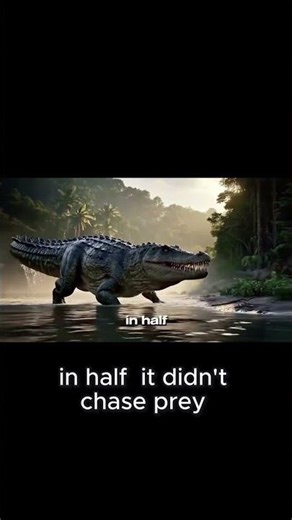 Super Croc Exploding from the Water to Hunt