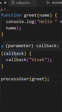 Callback Function in JavaScript Explained in 100 Seconds 🚀