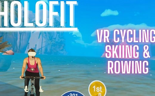 Oculus Quest 2 | 在家用VR动感单车 也能健身 ：HOLOFIT VR