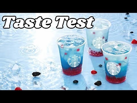 NEW Summer 2024 Starbucks Popping Boba Pearls Refreshers Taste Test Review
