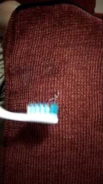 How to remove gum from couches and fabrics.