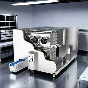 [Hot Item] Customized Size Seafood Processing Line IQF Frozen Vegetables Spiral Freezer SUS304 Conveyor Belt Quick Spiral Freezer