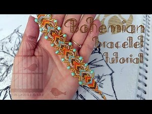 Bohemian friendship bracelet tutorial