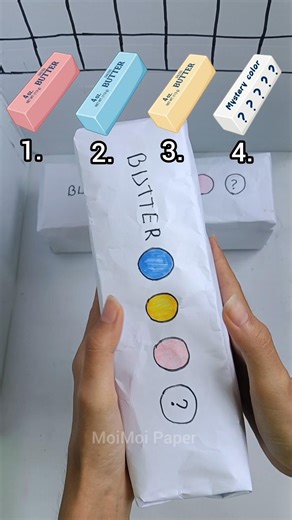 [Paperdiy] Butter squishy blind bag #paperdiy #diy #papercraft