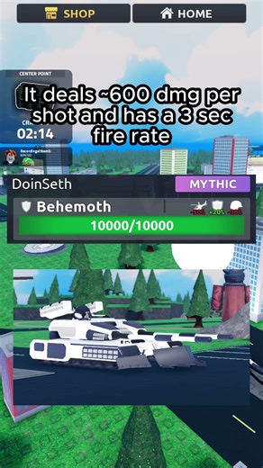 Behemoth showcase Build A Military Base #roblox #military #robloxmilitary