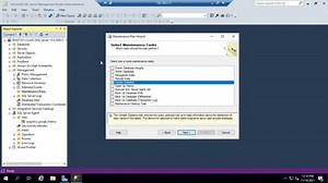 Creating SQL maintenance plans using the plan wizard