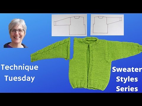 Basics of Modified Drop Shoulder Sweaters // Technique Tuesday
