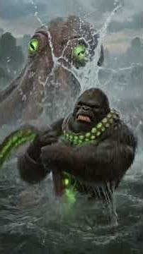 KONG vs THE MIRE SQUID | The Battle in the Deep Abyss Action Focused