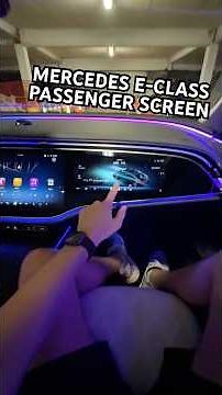 Mercedes’s New E-Class Passenger Screen! Is it useful?