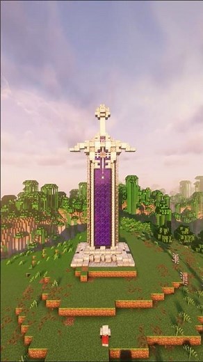 Nether Portal Sword Build: Time-lapse