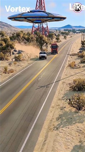 Realistic Highway Car Crashes🚗💥 #realisticcarcrashes #carcrashes #beamngdrive #youtubeshorts#beamng