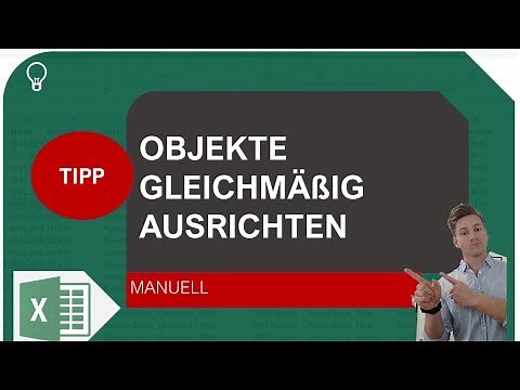 Diagramme und Objekt gleichmäßig ausrichten und anordnen I Excelpedia