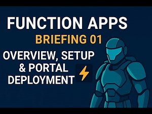 Azure Functions – What They Are, Setup & Portal Demo (Briefing 01)