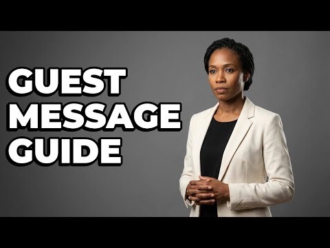 What Should Pre-Event Guest Messages Include?