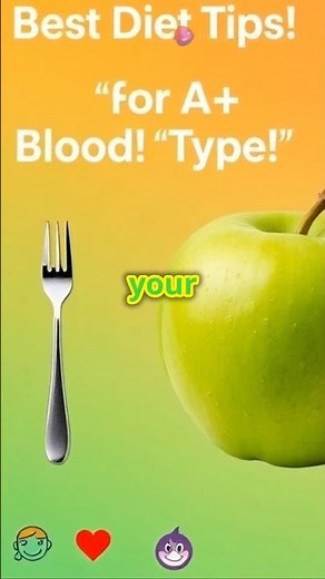 Best Diet Tips for A+ Blood Type! #facts #shorts