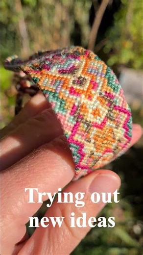 Aztec Mysteries bracelet pattern - do you like these colors?