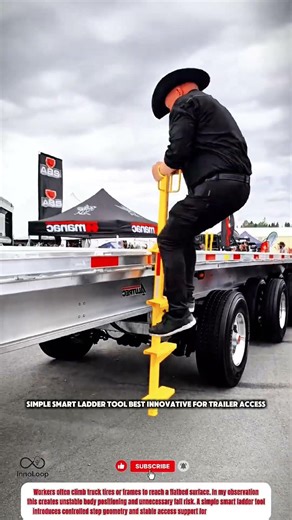 Simple Smart Ladder Tool Best Innovative for Trailer Access