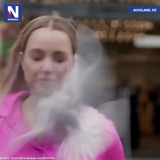 FEATHERED FRENZY: A reporter was thrown off her game recently when a bird dive-bombed straight into her face during a stand-up in Auckland, New Zealand. Despite a cut under her eye, she cleaned up the wound and jumped right back into reporting. | NEWSMAX