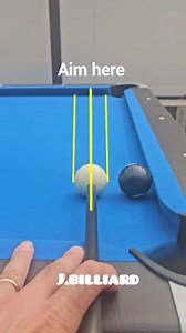 No Kick? No Problem! How to Find the Perfect Aiming Point #8ballpool #trickshots #poolshot #billiard | J.billiard