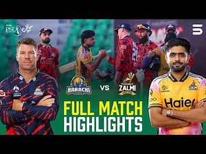 Full Match Highlights | Karachi Kings vs Peshawar Zalmi | Match 32 | HBL PSL 11| MZB1U
