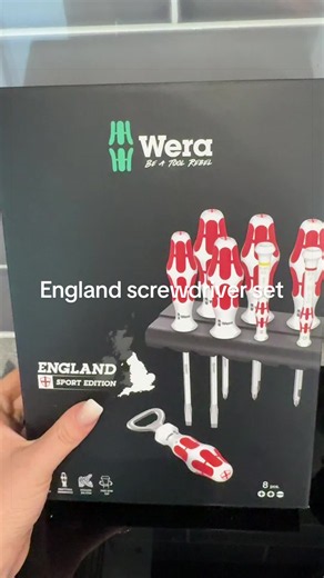 Limited edition alert 🇬🇧🔧 These England Edition Wera screwdrivers are next level 😍 Quality, comfort & style all in one set. Plus they come with an exclusive limited edition screwdriver you won’t want to miss 👏🔥 Perfect for tool lovers, collectors & anyone who loves premium gear 🛠️ @Epic Tools Deals #WeraTools #LimitedEdition #EnglandEdition #ToolTok #DIYTools