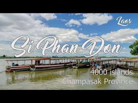 The Si Phan Don (4,000 islands) in the Mekong River, Champasak Province in southern Laos