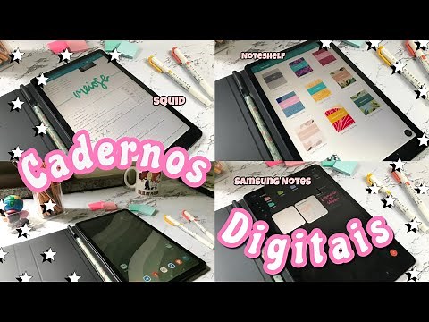 SAMSUNG NOTES, SQUID E NOTESHELF | Qual é o MELHOR para ESTUDANTES? 📚 *Android*