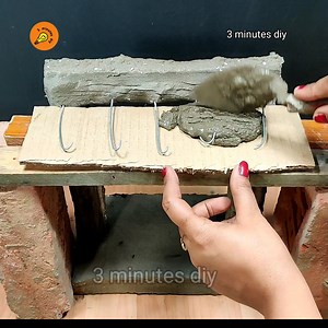 Hut waterfall fountain making idea 💡 at home | 3 minutes diy